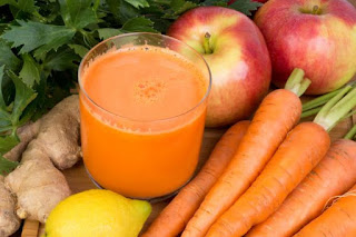 Carrot and lemon juice to lose weight