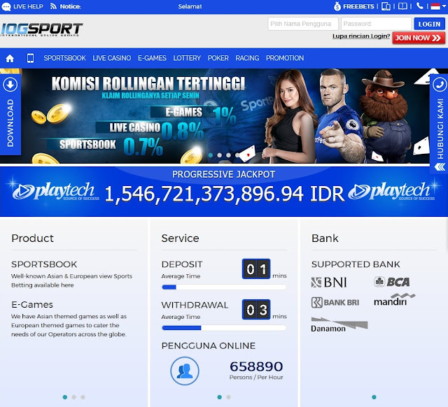 Cara Daftar Akun Casino Online di IOGSPORT