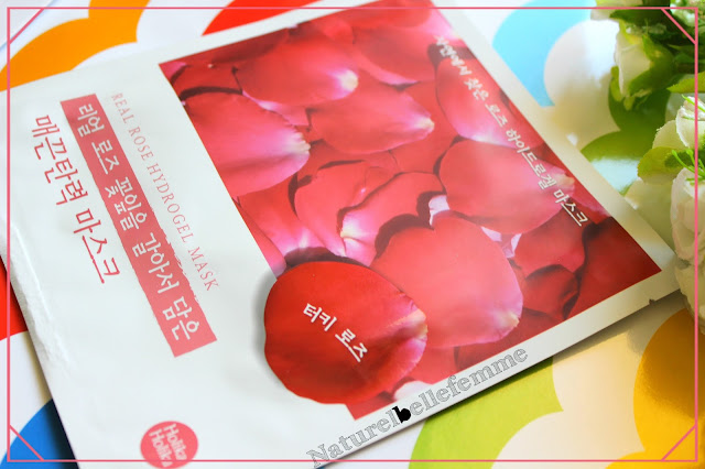 holika holika rose hydrogel mask