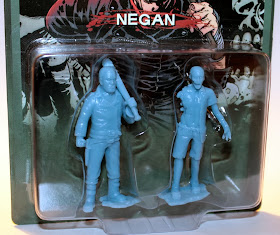 October Toys Exclusive Blue The Walking Dead 2 Inch PVC Mini Figure 2 Packs - Negan & Zombie