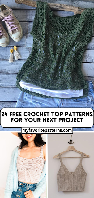 Easy Crochet Top - The Ivy Tee - Free Pattern