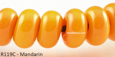 Reichenbach R119 Mandarin Glass Beads
