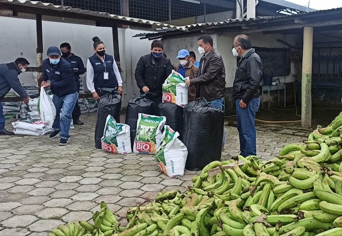 Continúan con la entrega de alimentos para ganado en Chunchi 