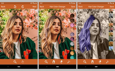 5 Aplikasi Pengubah Warna Rambut Gratis Di Android-Hair_Color_2018