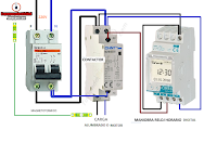 MANIOBRA A TRVES DEL CONTACTOR CON RELOJ HORARIO DIGITAL