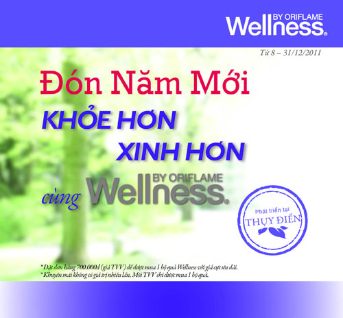 Oriflame 13-2011 - Tháng Wellness của Oriflame: Đón năm mới khỏe hơn, xinh hơn