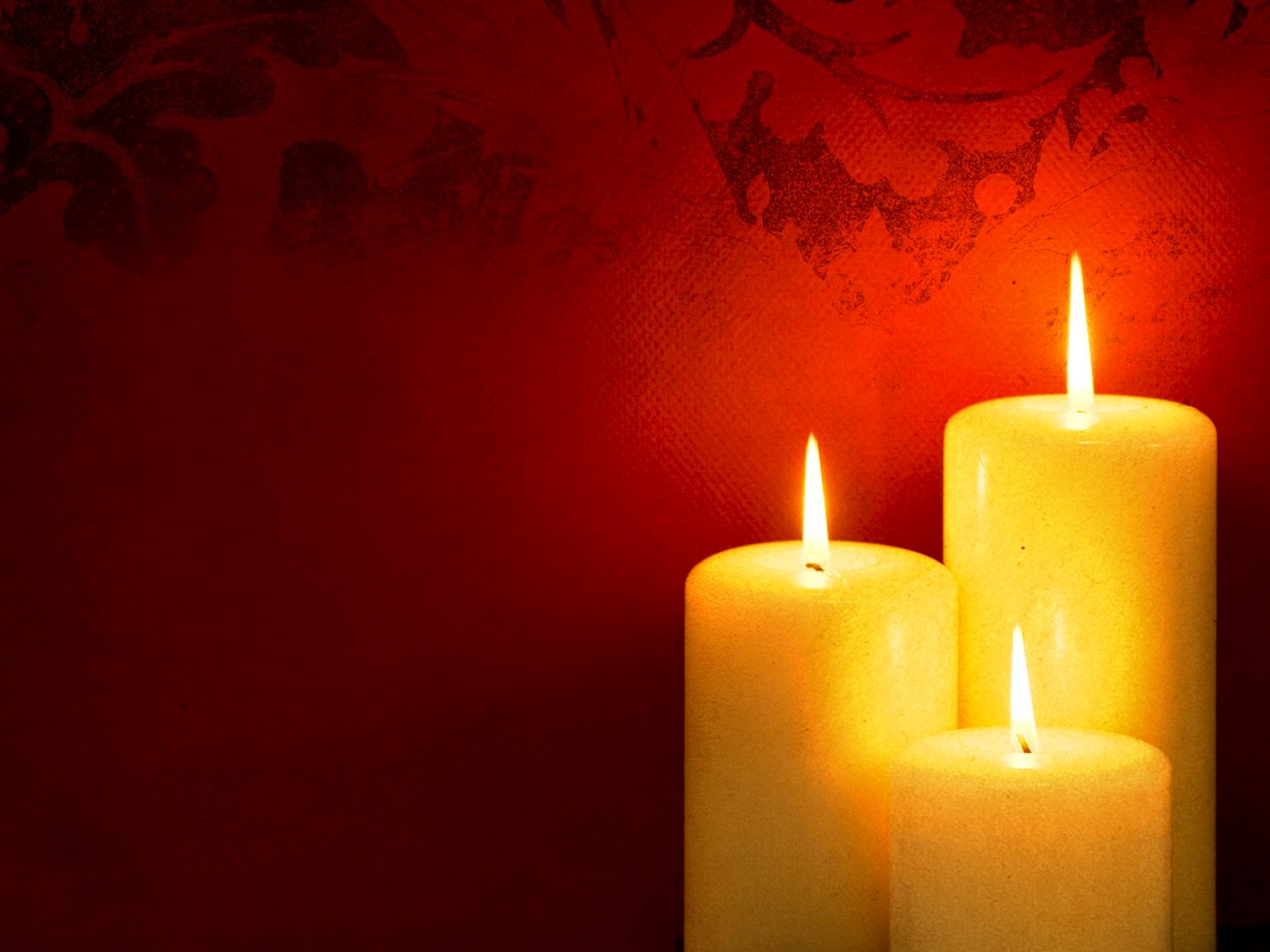 Natural Christmas Worship Candle Light Background