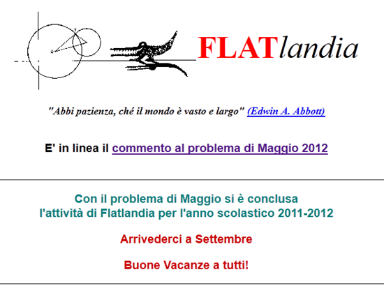 Flatlandia soluzioni problema maggio '12