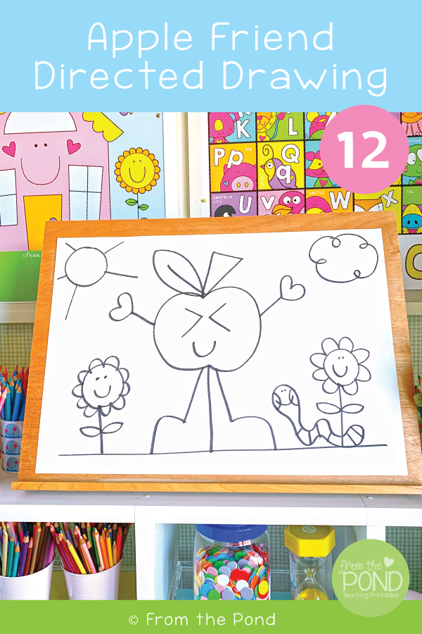 Apple Drawing For Kids