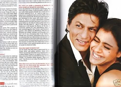 Kajol & Shah Rukh Khan February Filmfare Scans