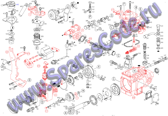 0 460 414 191, 0460414191, Distributor injection pump, VE4/11F2000R790-1