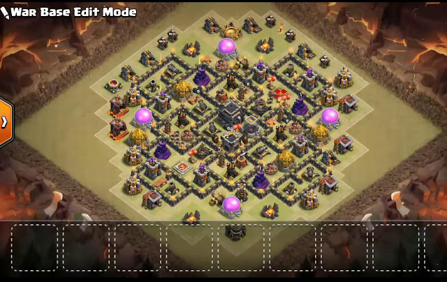 Best Th9 War Base 2017 With Bomb Tower Anti Everything Anti Valkyrie Anti 2 Star Anti 3 Star