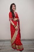 Priyal Gor Dazzling in Red Saree-thumbnail-15