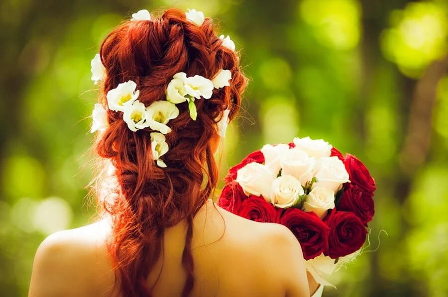 bouquet de noiva para casamento vermelho e branco