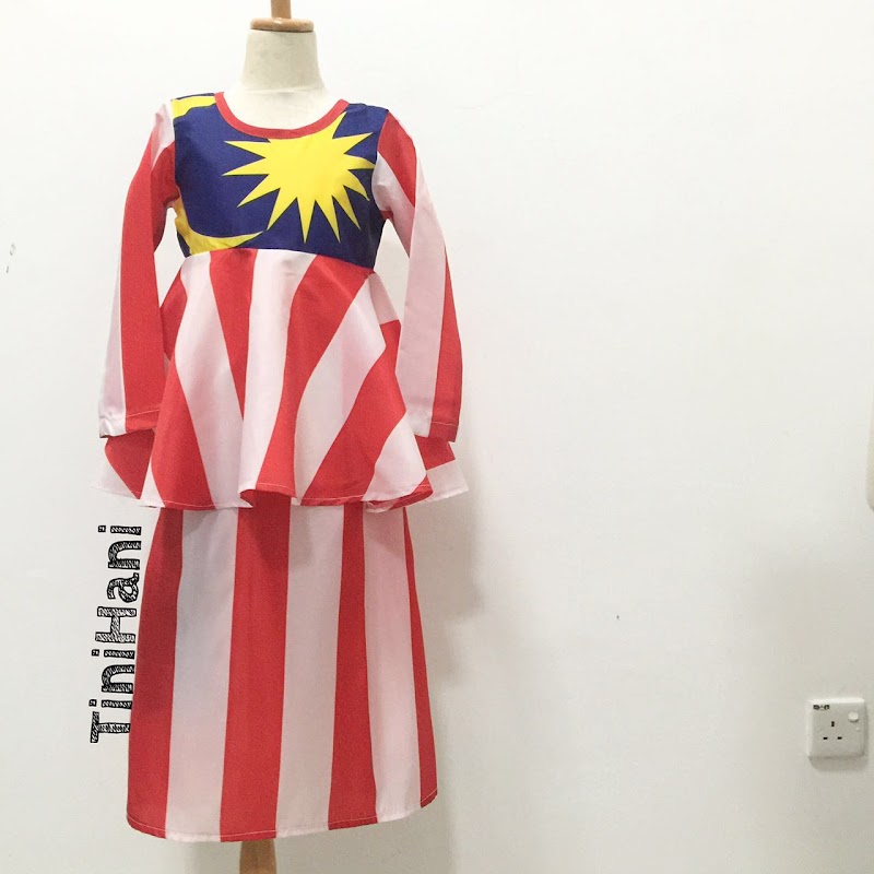 30+ Baju Kurung Corak Bendera Malaysia, Gaya Terbaru!