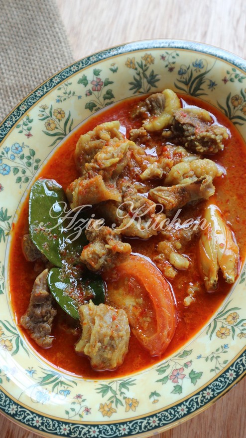 Asam Pedas Daging Tetel Yang Sedap - Azie Kitchen