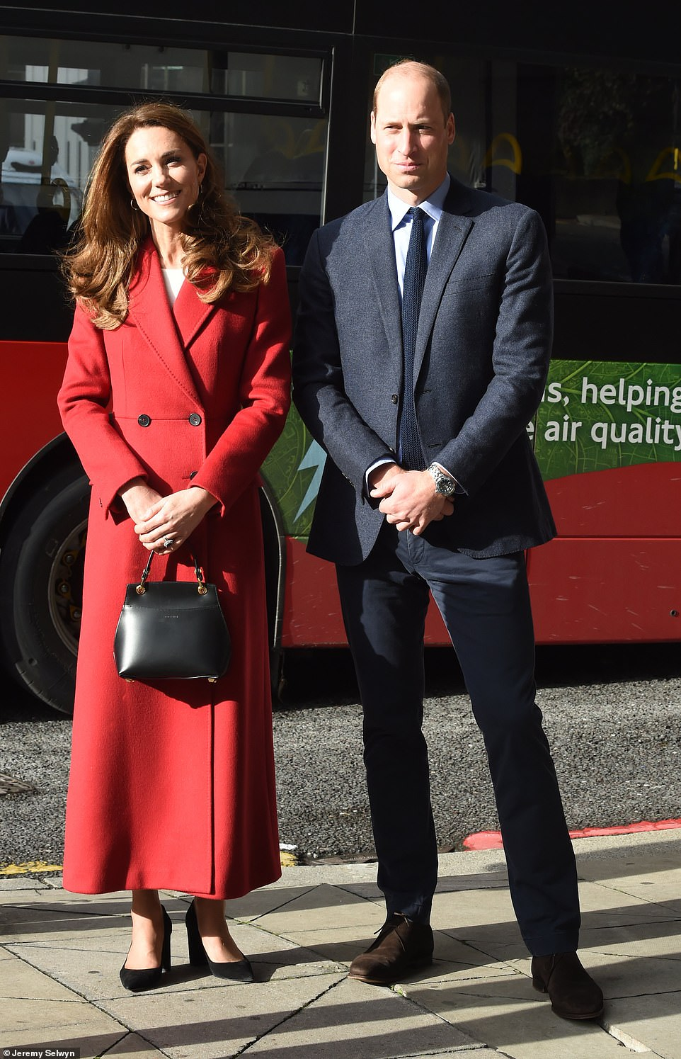 Duchess Kate and Prince William Visit Waterloo Station to See Hold Still Portrait on Display