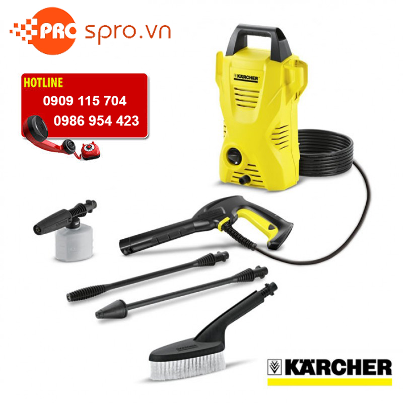 Máy xịt rửa xe Karcher K2 Compact Car nhập khẩu trực tiếp từ Đức