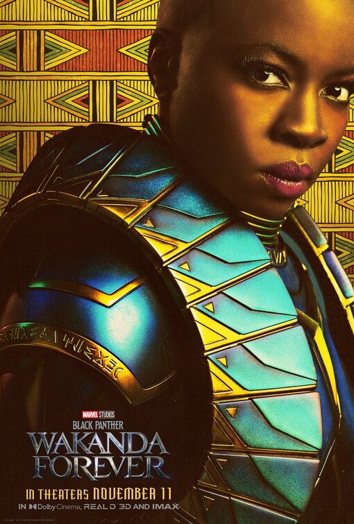 Black Panther Wakanda Forever Okoye poster