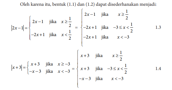 Contoh Soal Persamaan Nilai Mutlak Dan Pembahasannya