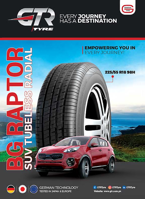 SUV tubeless Radial Tyre BG Raptor GTR