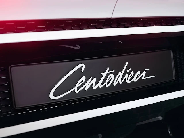 Bugatti Cientodieci Nameplate