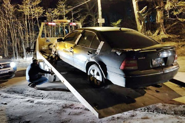 Conductor detenido por ebriedad y vehiculo incautado en Ushuaia