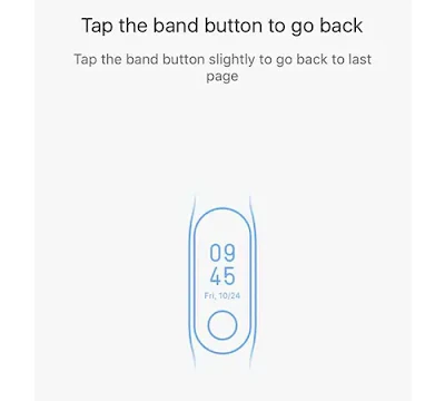 mi band 5 رز رجوع