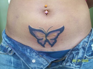 Buterfly and Star tattoo