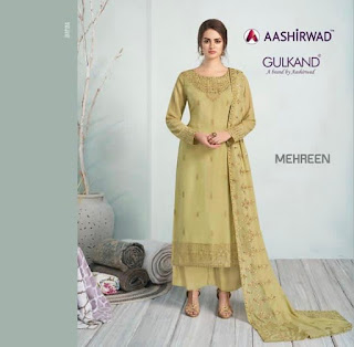 Aashirwad Gulkand Mehreen Collection 7184 To 7189 Series