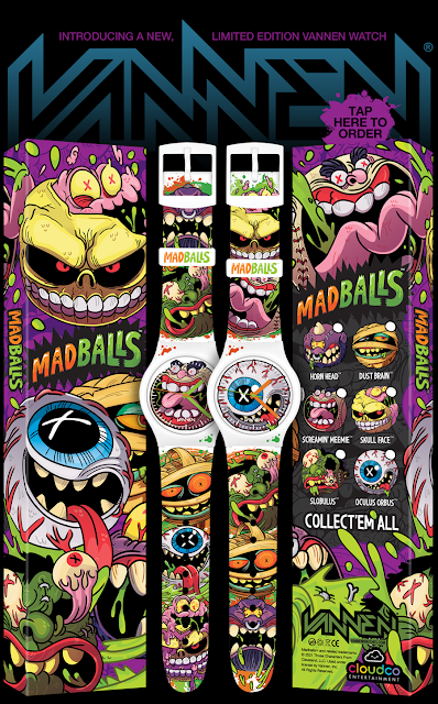 Madballs Oculus Orbus & Screamin Meemie Watches by Vannen Watches