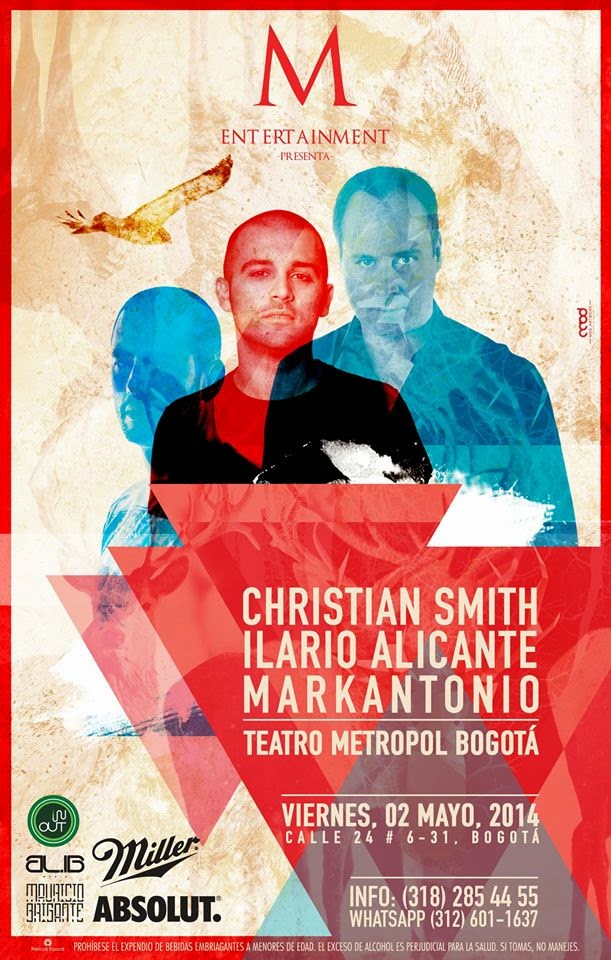 FESTECH WITH ILARIO ALICANTE - CHRISTIAN SMITH - MARKANTONIO @ BOGOTA