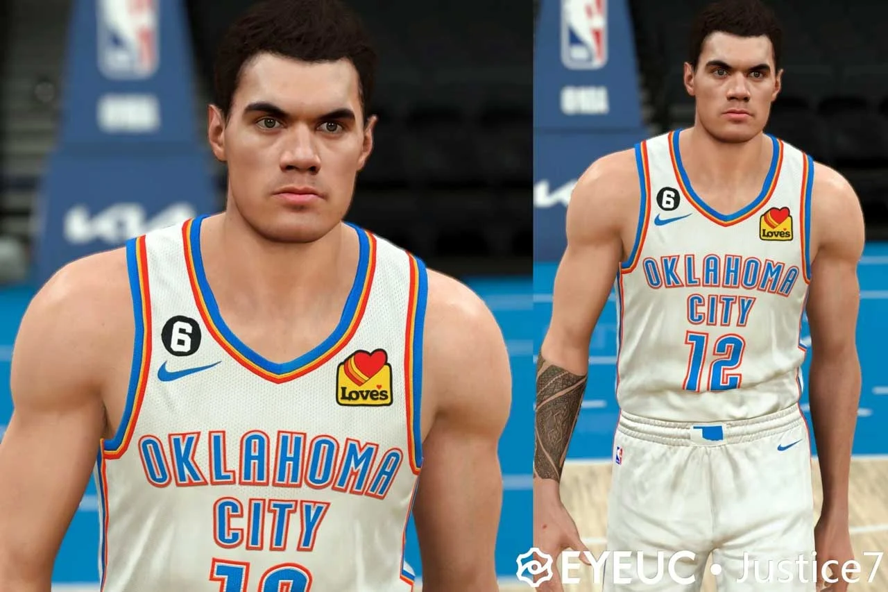 NBA 2K23 Steven Adams Cyberface (Rookie)