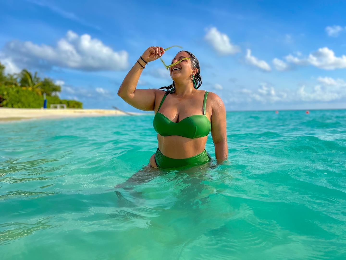 raja kumari bikini cleavage curvy indian rapper