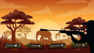 safari hunting game ui design