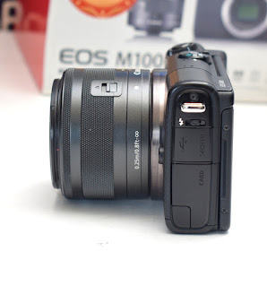 Jual Kamera Mirrorless Canon M100 TouchScreen Fullset