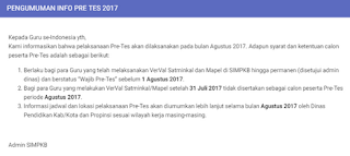 Jadwal Pretest SIM PKB  Tahun 2017 