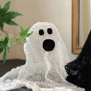 How to Make Halloween Cheesecloth Ghosts