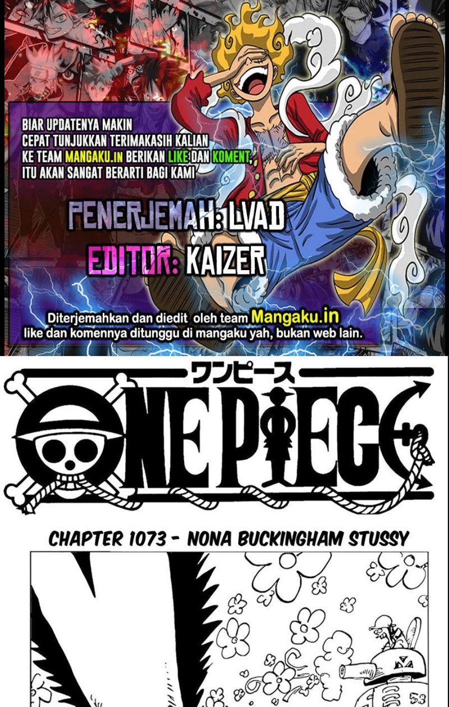 Manga One Piece Chapter 1073 Bahasa Indonesia