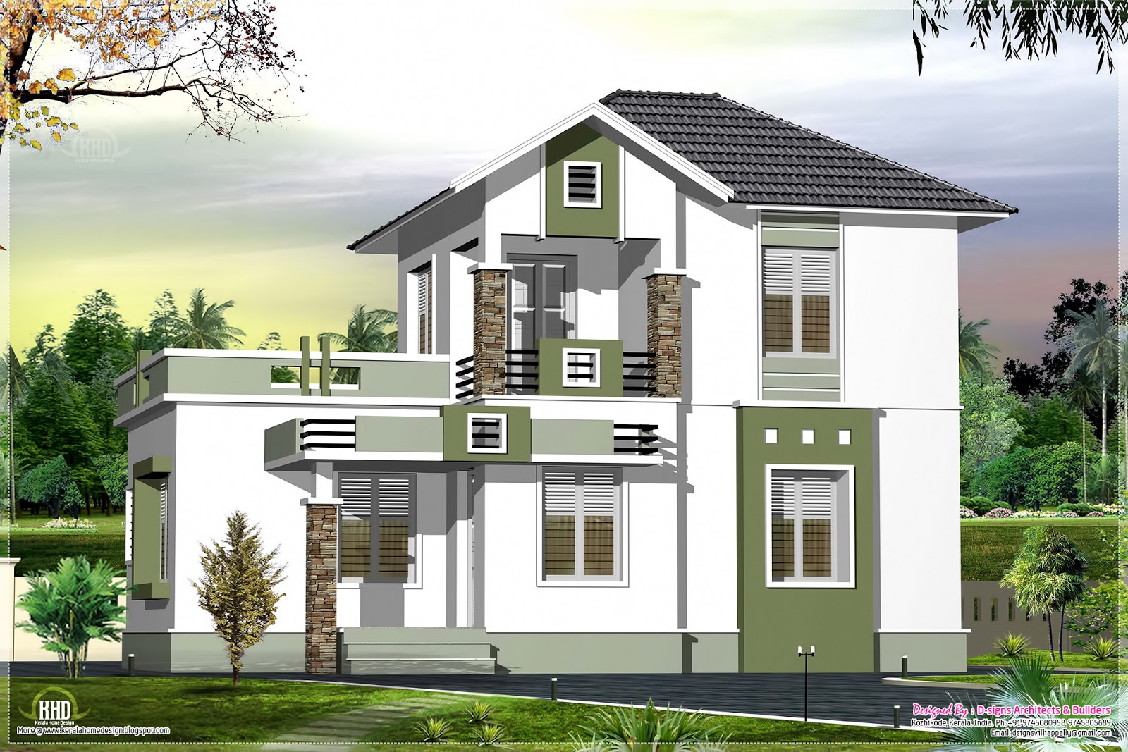 Kerala Home Design And Floor Plans 1484 Sqfeet South India House