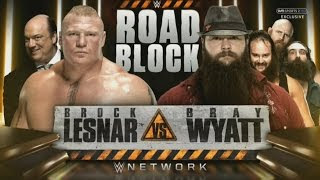 WWE RoadBlock 2016 Brock Lesnar vs Luck Harper Full Match 2016