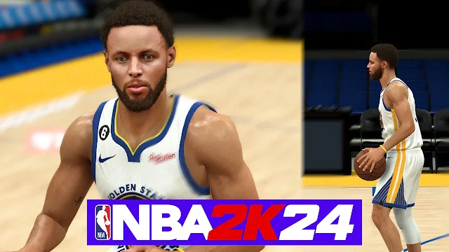 NBA 2K24 / 2K23 Stephen Curry Cyberface Update 2.0