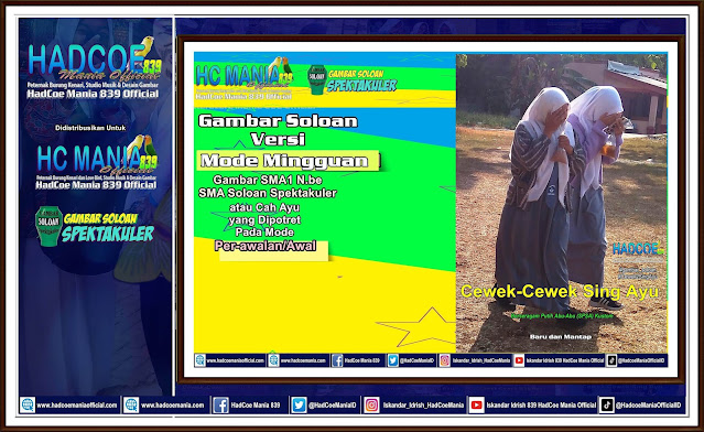 Gambar Soloan Spektakuler Versi Mode Mingguan - Gambar SMA Soloan Spektakuler Cover Putih Abu-Abu K3 (SPSA)Kustom  Edisi 30 A