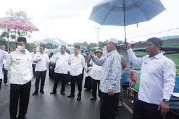  Bupati Hamsuardi Tinjau Lokasi Pedagang Kaki Lima Disepanjang Kantor Pemda