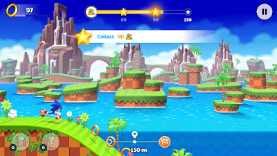 Tampilan Game Sonic Runners Adventure Android