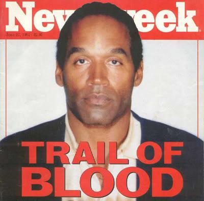 newsweek magazine cover. THE 1995 O.J. SIMPSON