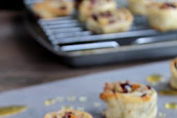 Cranberry and Walnut Pinwheels