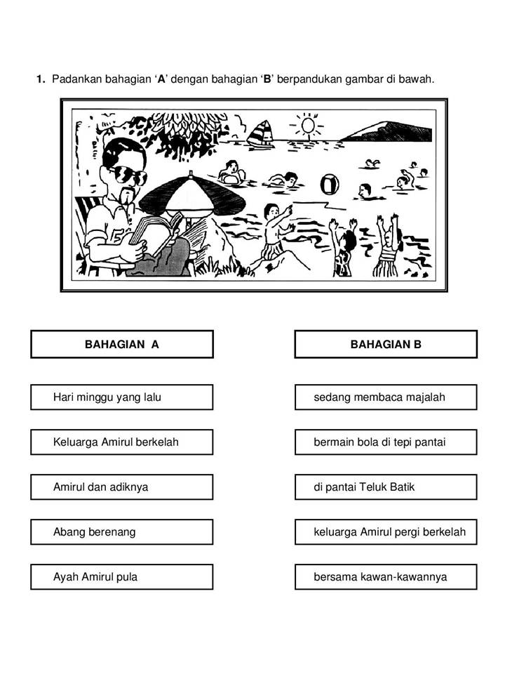 Lembaran Kerja Kssr Latihan Bahasa Melayu Tahun 3