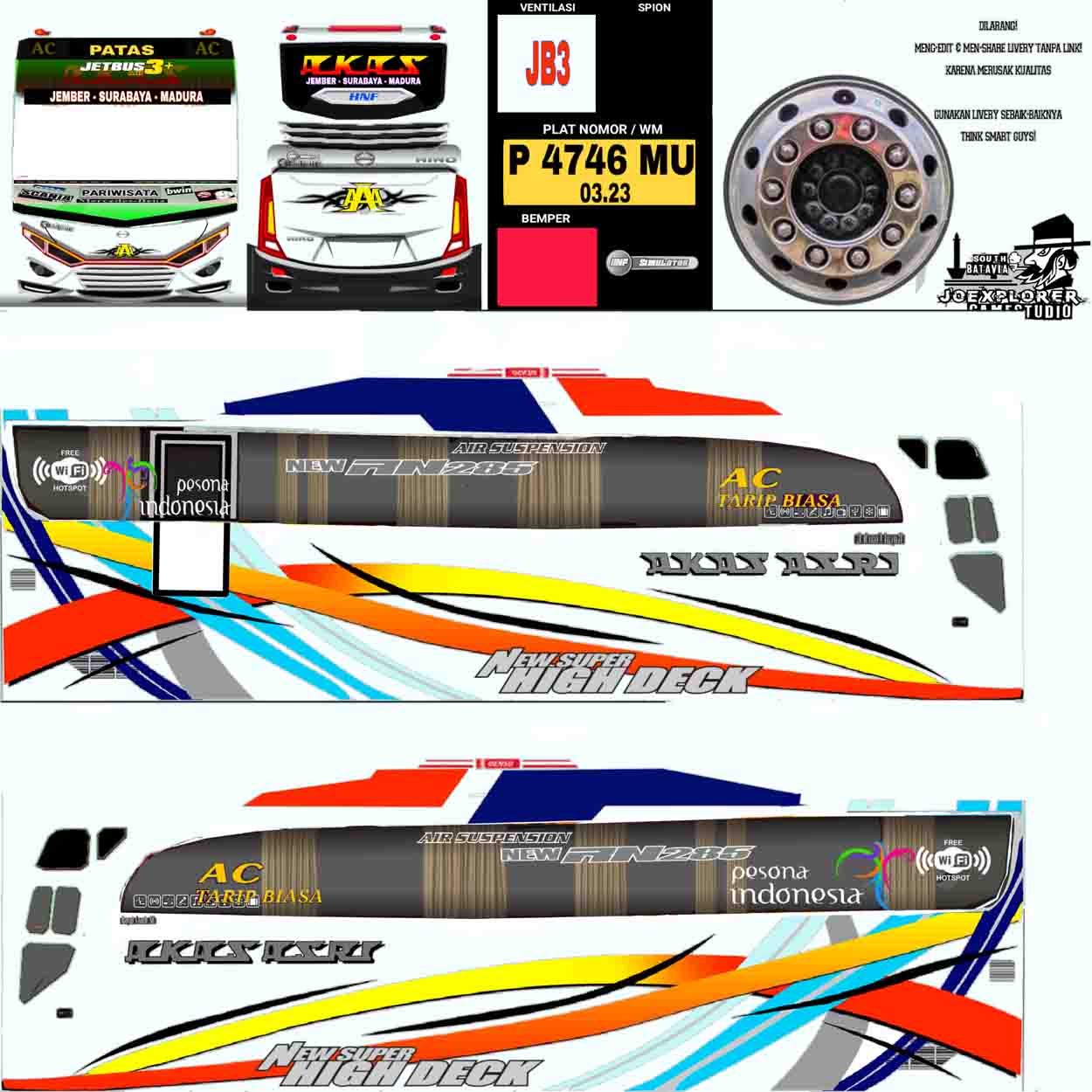 livery bus akas hd