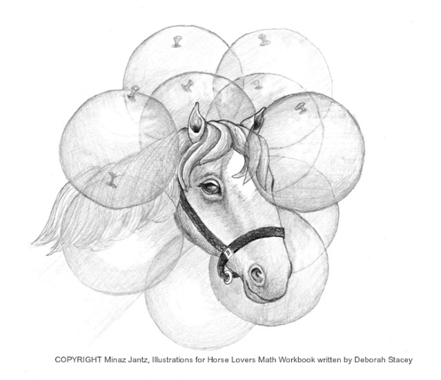 Horse Balloons Game drawing by Minaz Jantz